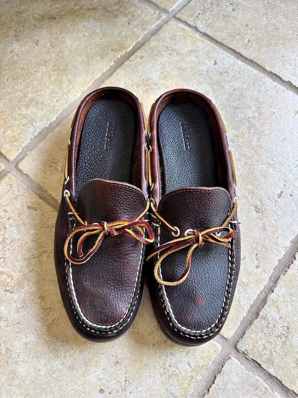 L.L.Bean Brown Boat Shoes